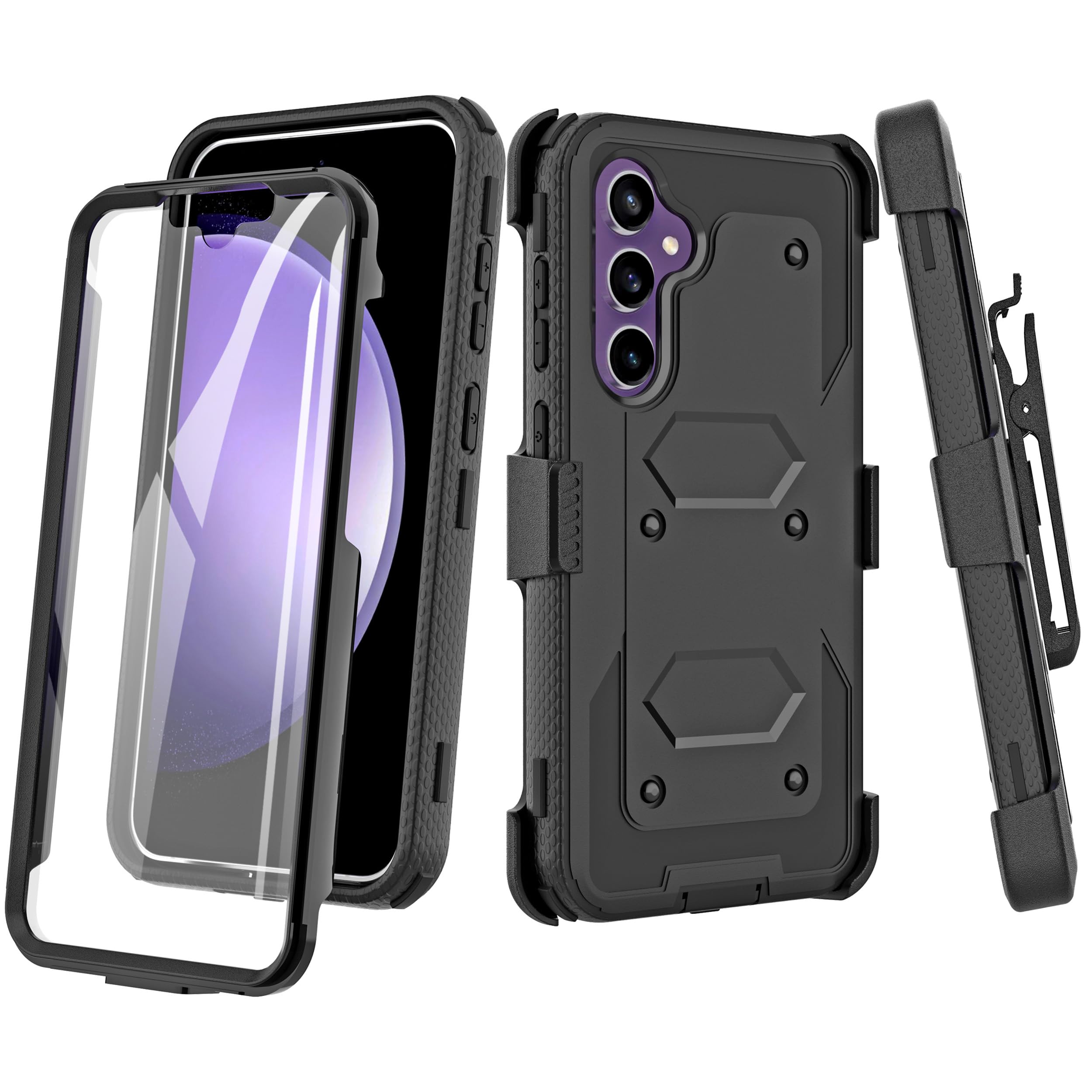 Amazon.com: HONTECH for Samsung Galaxy S23 FE Case, Holster Phone